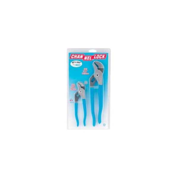 Channellock GS-1 2 Piece Straight Jaw Tongue & Groove Plier Set (6-1/2&9-1/2") GS-1 - main